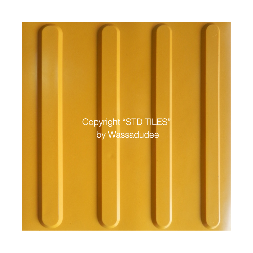STD-PVC111P(I or O)(T) สีเหลือง Amber Yellow Guiding Tactiles