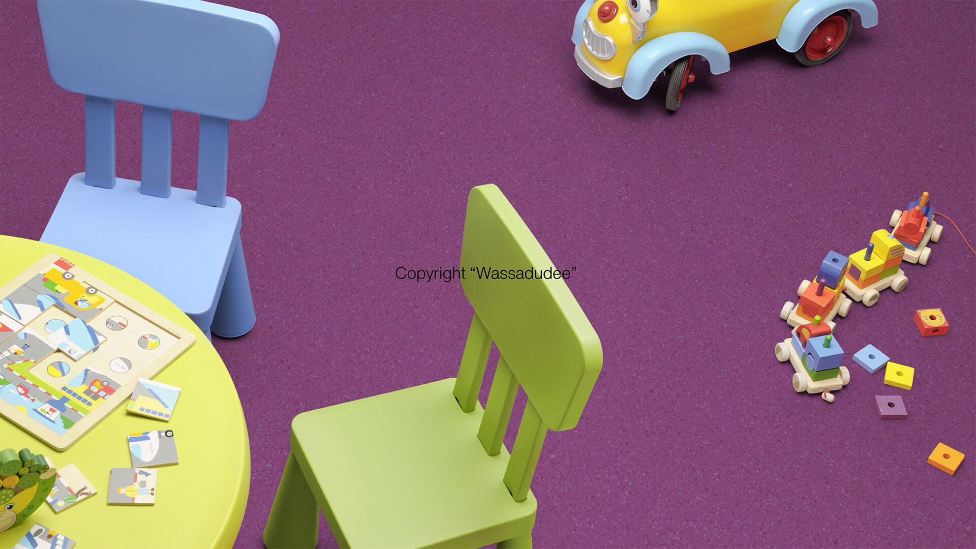 WS-00460220 Violet 004 พื้นยางแบบม้วน สถารับเลี้ยงเด็กอ่อน