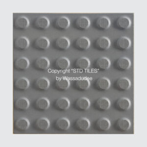 กระเบื้องเซรามิกคนตาบอด (รุ่น STD-KFQ513) URBAN 300x300 mm. CERAMIC TACTILES - WARNING (ชนิดเตือน)