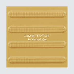 กระเบื้องเซรามิกคนตาบอด (รุ่น STD-KFT513) URBAN 300x300 mm. CERAMIC TACTILES - GUIDING (ชนิดนำทาง)