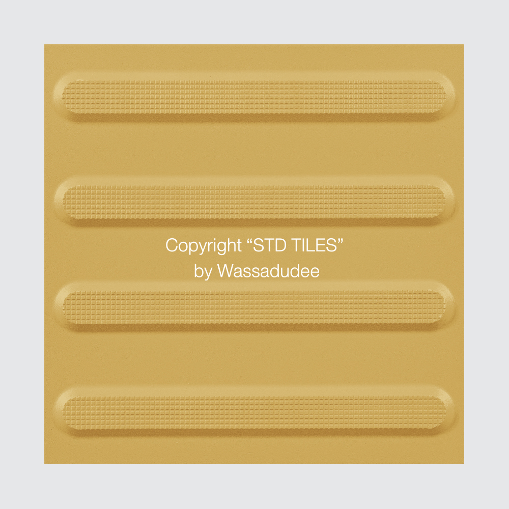 กระเบื้องเซรามิกคนตาบอด (รุ่น STD-KFT513) URBAN 300x300 mm. CERAMIC TACTILES - GUIDING (ชนิดนำทาง)